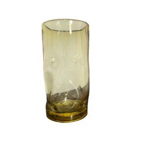 Vintage MCM Dimple Vase 8" Blenko, Bischoff, Pilgrim, Rainbow, Kanwha